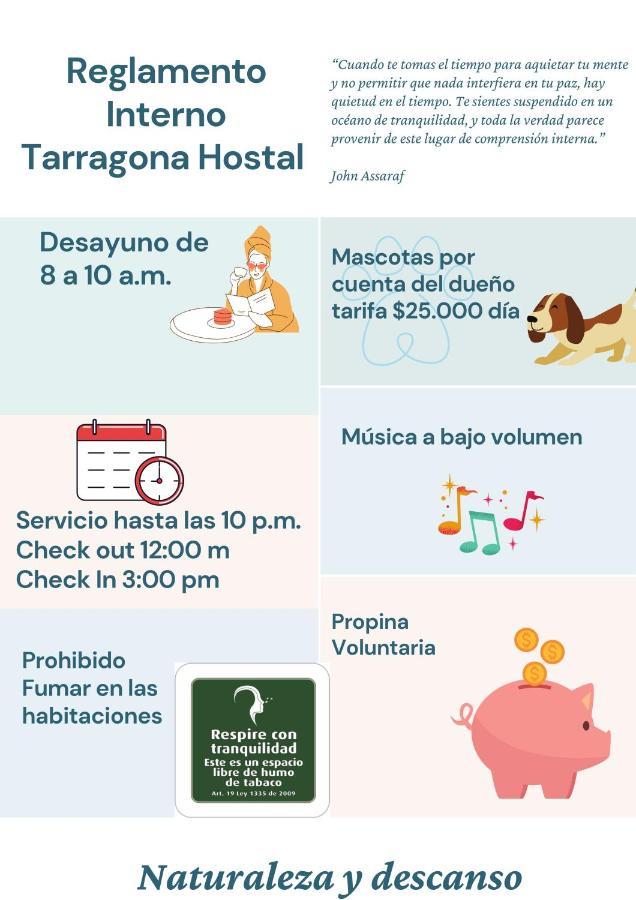 Tarragona Hostal Santa Rosa de Cabal Ngoại thất bức ảnh